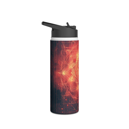 Gloeiende Mandala - RVS Waterfles