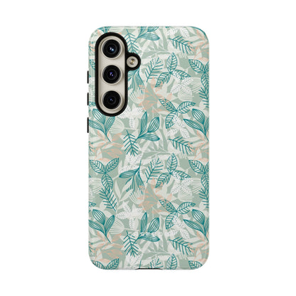 Light Green Leaf - Protective Phone Case