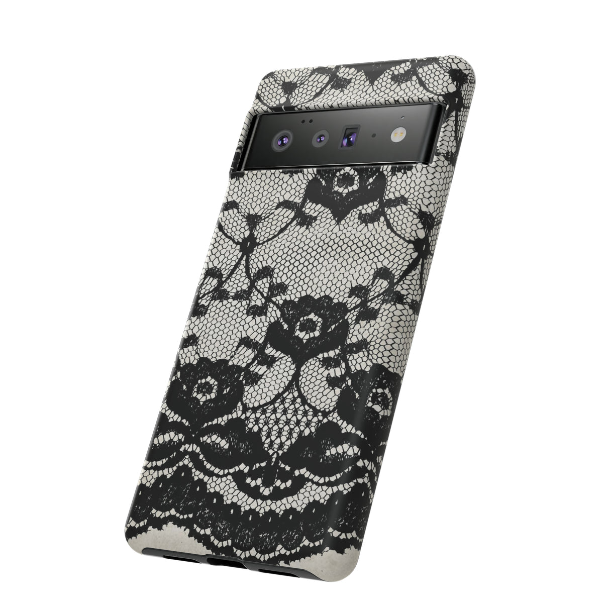 Lilrunge Gothic Flower - Protective Phone Case