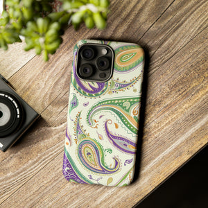 Paisley Pastell Eleganz - Schutzhülle fürs Handy