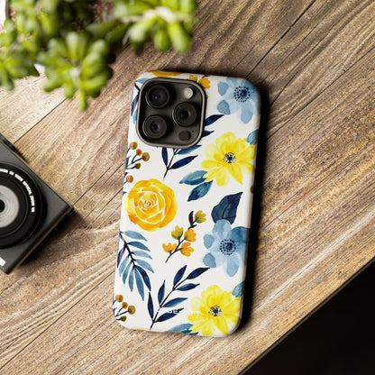 Golden Bloom iPhone 15 Pro Max Case - Tough