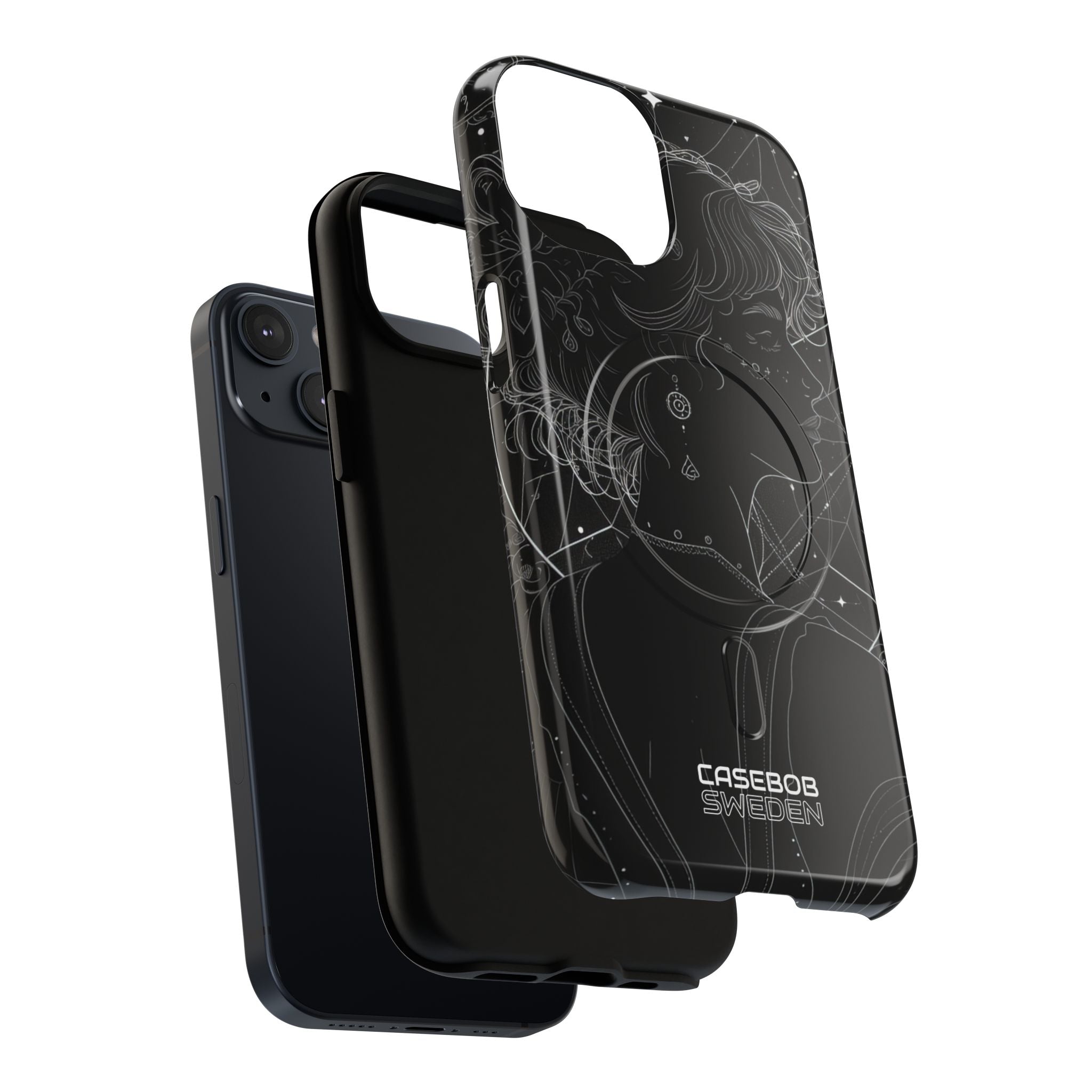 Celestial Bloom Silhouette iPhone 14 - Tough+