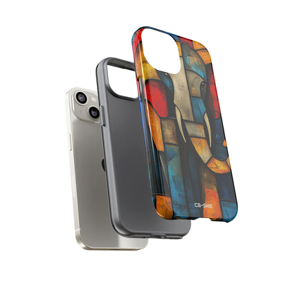 Elephant Shapes Dance - iPhone Case