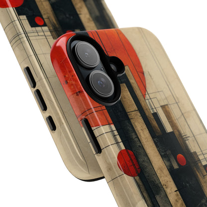 Geometric Cityscape Essence iPhone 16 - Tough