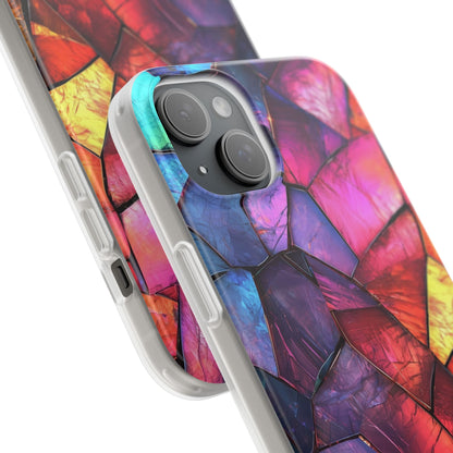 Cracked Prism iPhone 15 Plus Case - Soft