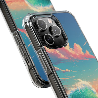 Turquoise Curl iPhone 14 Pro Max Case - Impact