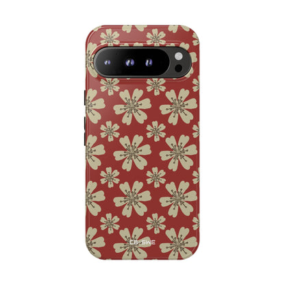 Retro Red Florals - Google Pixel Case