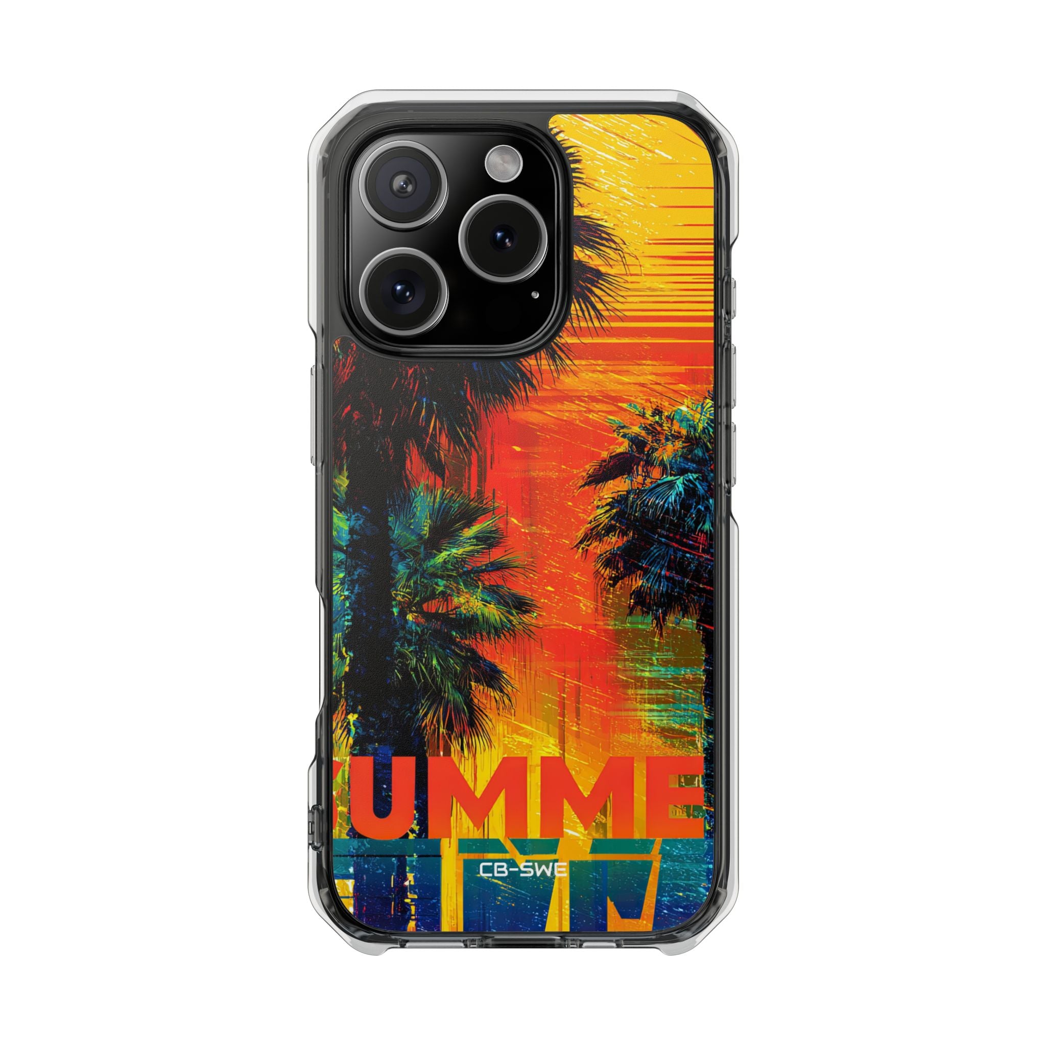 Summer Sunset Palms iPhone Case - Impact