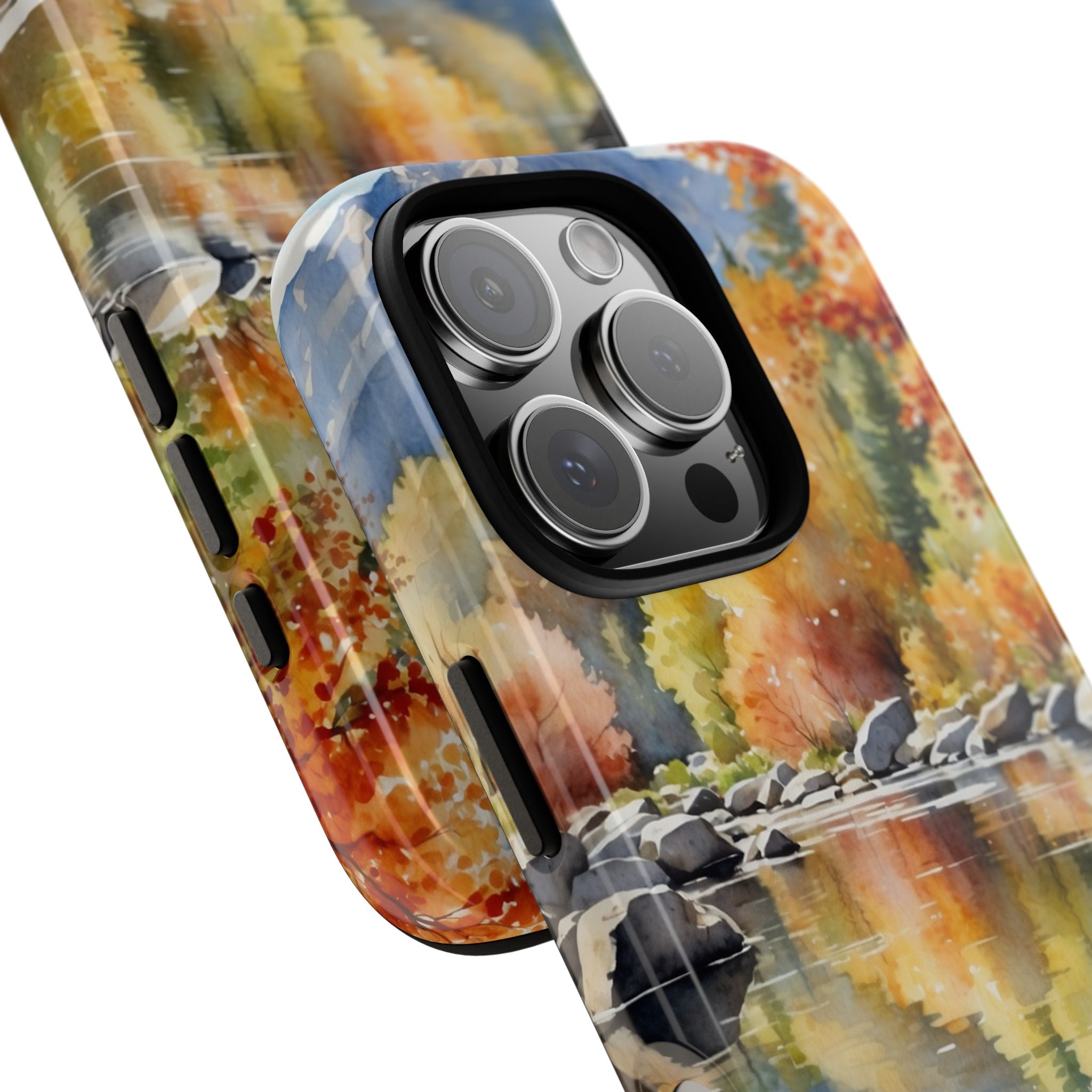Autumn Leaves Reflect - iPhone Case