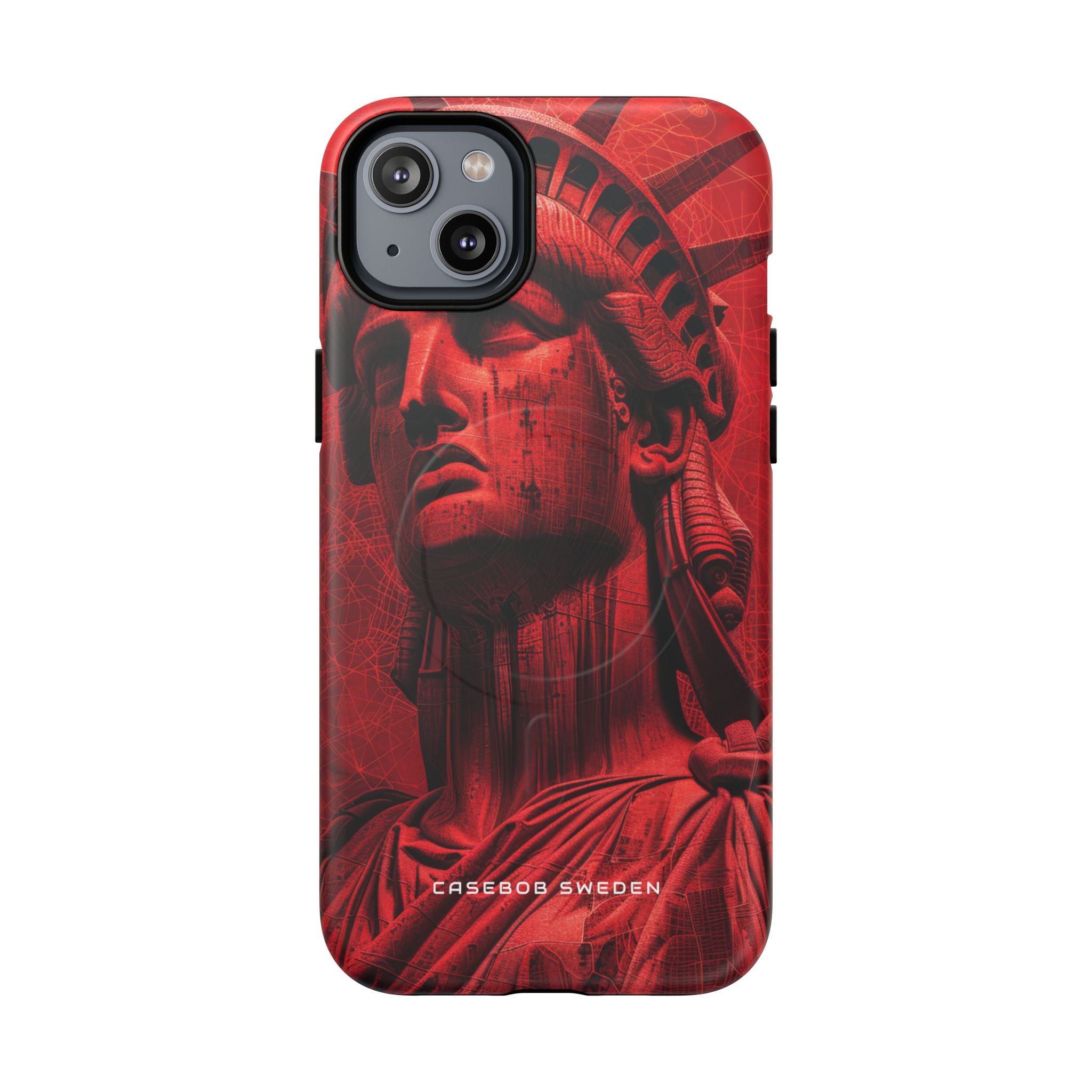 Zen Red Liberty Vision iPhone 14 | Tough+ Phone Case