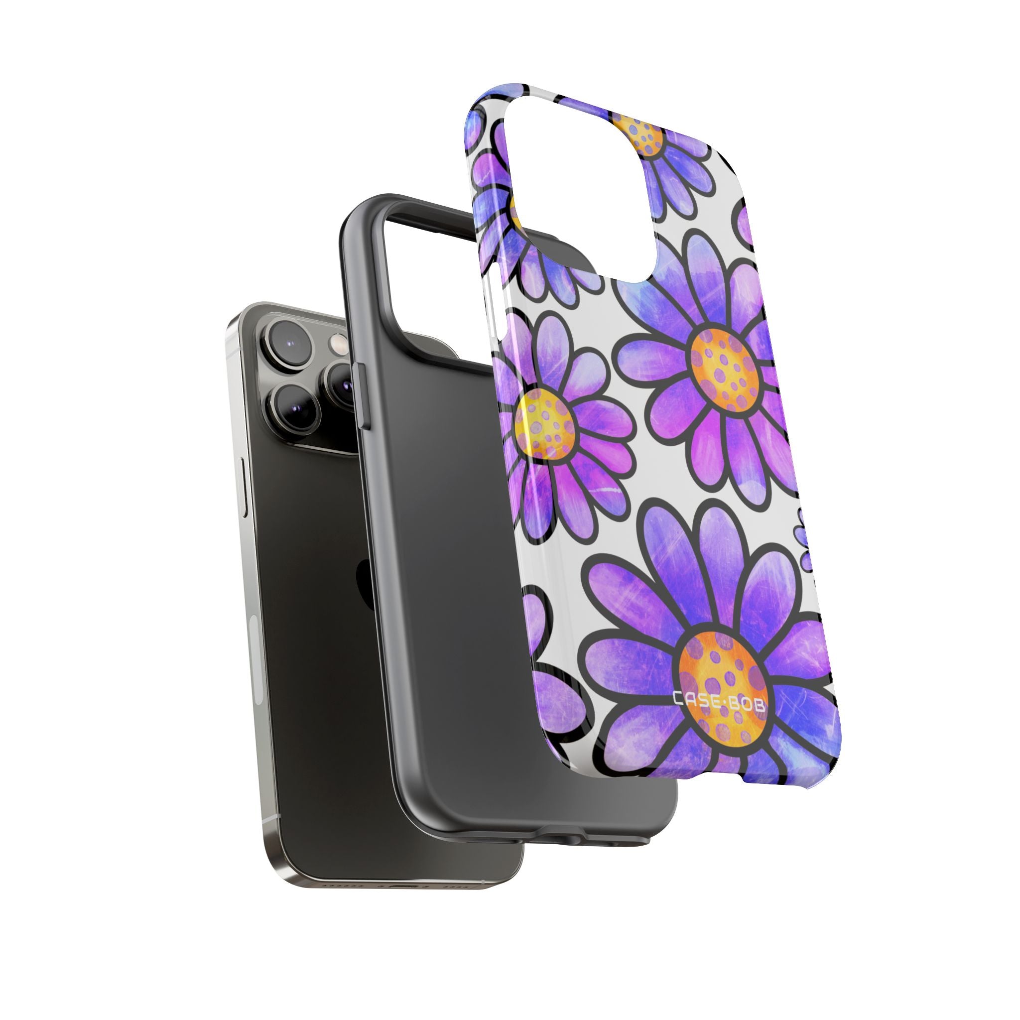 Polka Dot Blooms iPhone 14 Pro Max Case - Tough