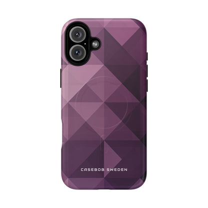 Gradient Purple Mosaic iPhone 16 | Tough+ Phone Case