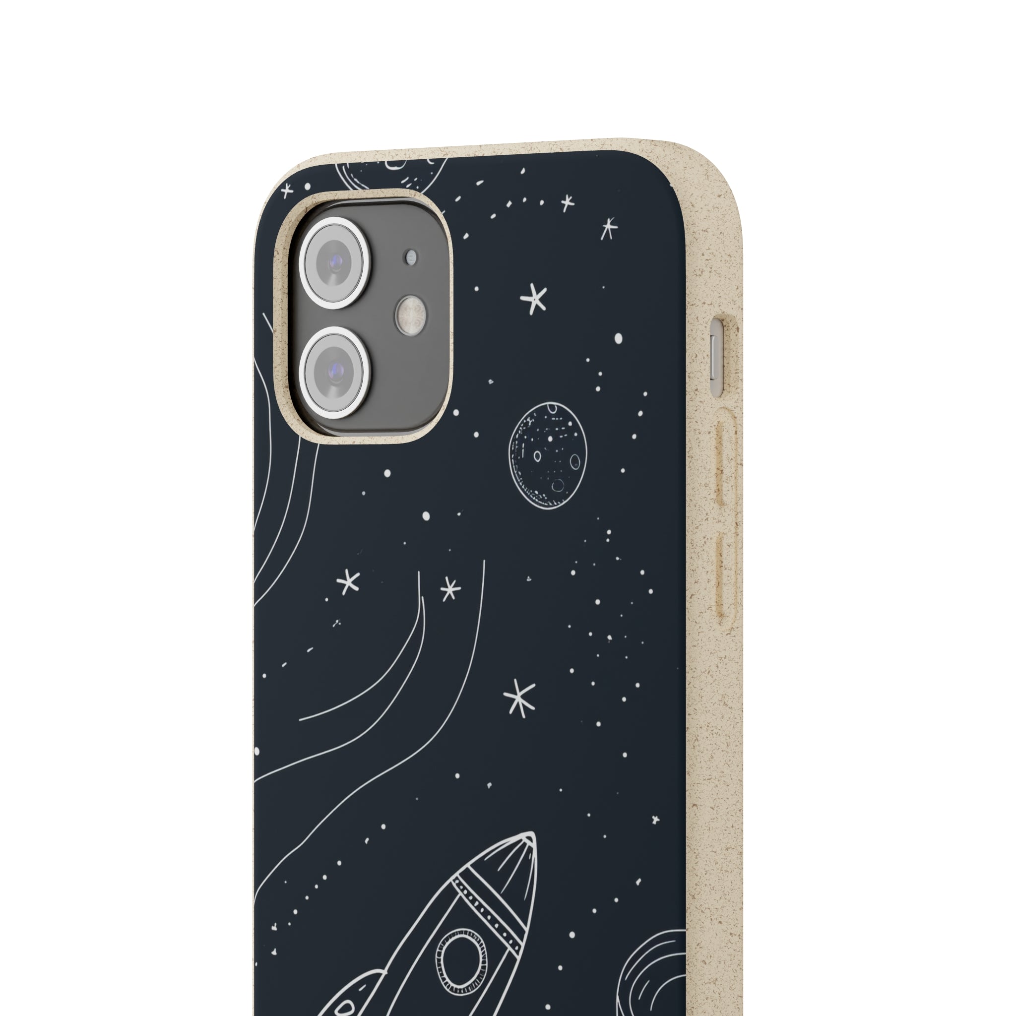 Cosmic Doodle Adventure | Biodegradable Phone Case