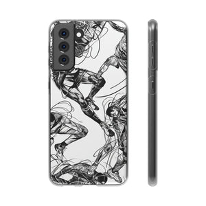 Dynamic Athletic Surrealism | Flexible Phone Case for Samsung Galaxy