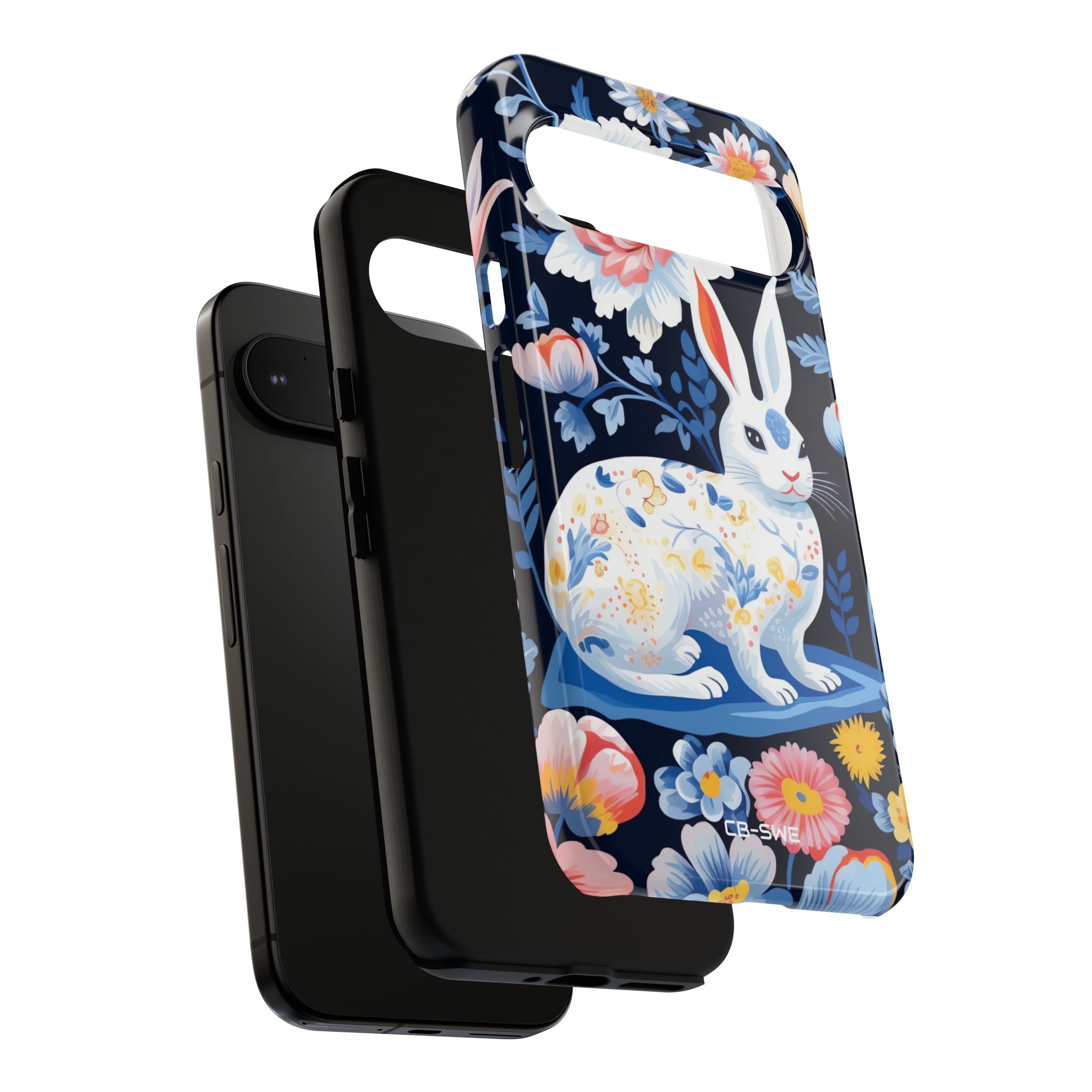Floral Rabbit Dances - Google Pixel Case