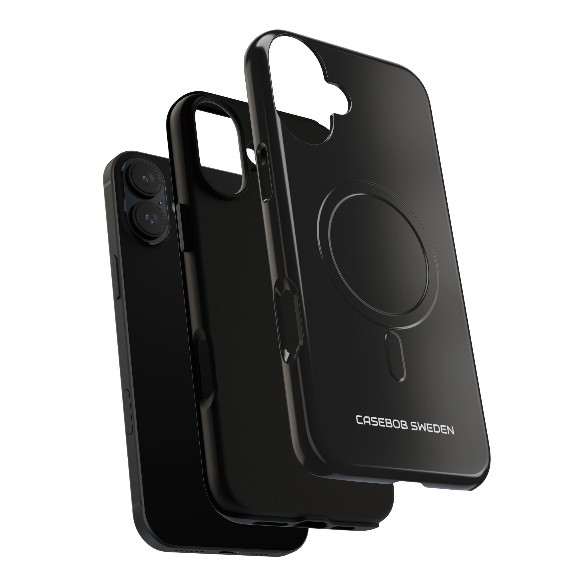 Charcoal Black - Tough + MagSafe® iPhone 16 Phone Case