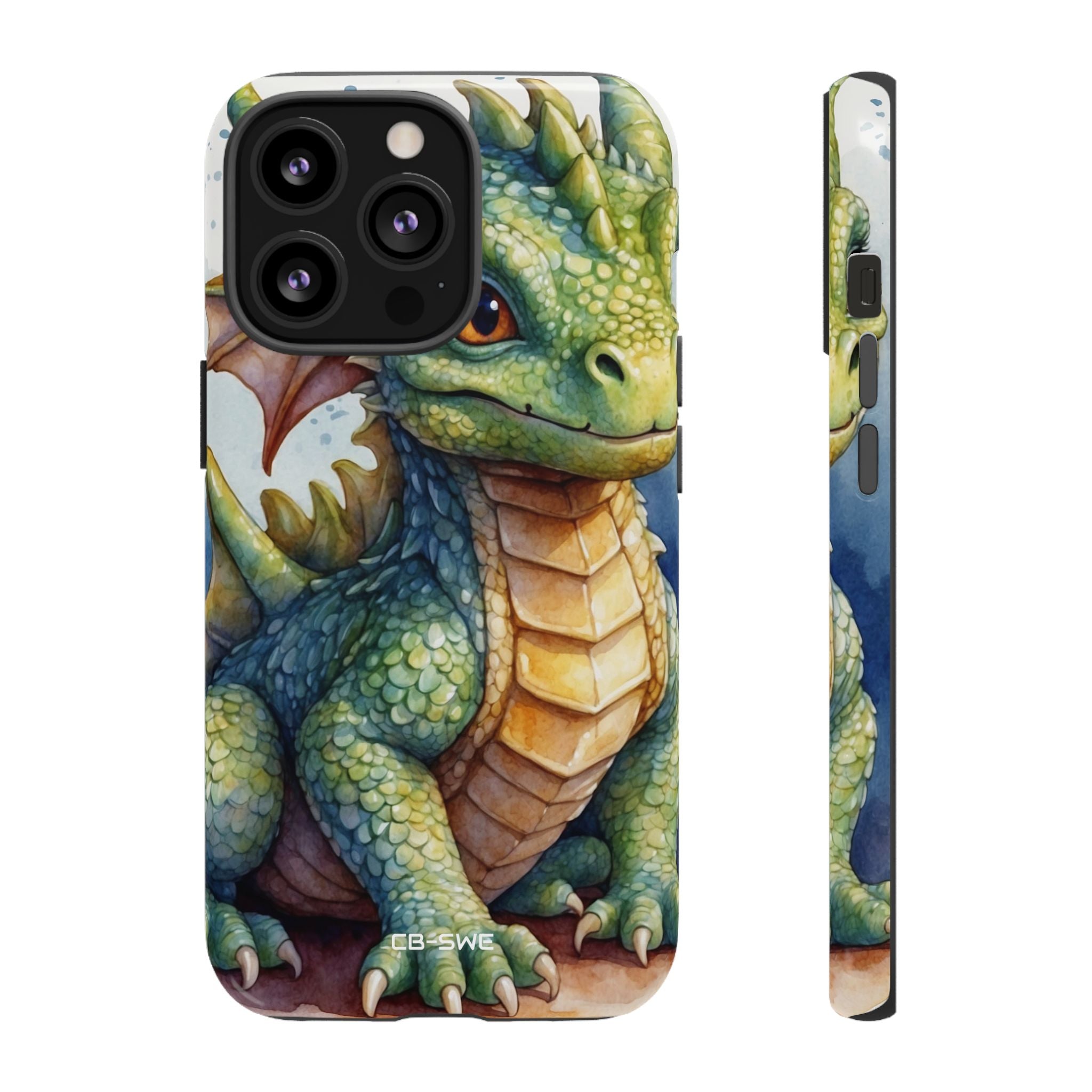 Green Dragon Smiles - iPhone Case