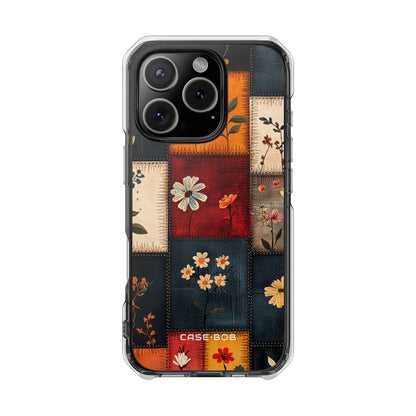 Patchwork Blooms iPhone 16 Pro Case - Impact