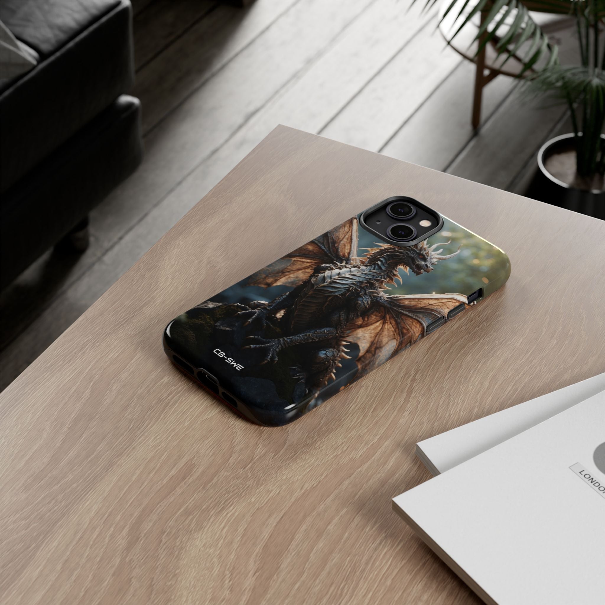 Majestic Dragon Glows - iPhone Case