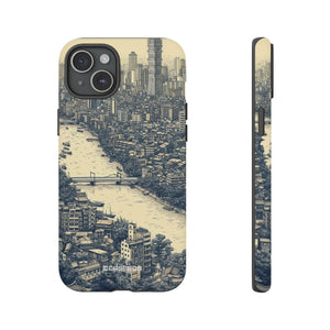 Nostalgic Metropolis | Protective Phone Case for iPhone