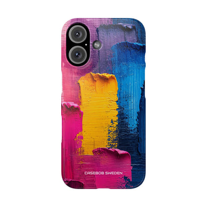 Bold Abstract Texture - Slim iPhone 16 Phone Case