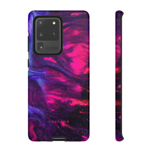 Deep Purple Ink Art - Protective Phone Case