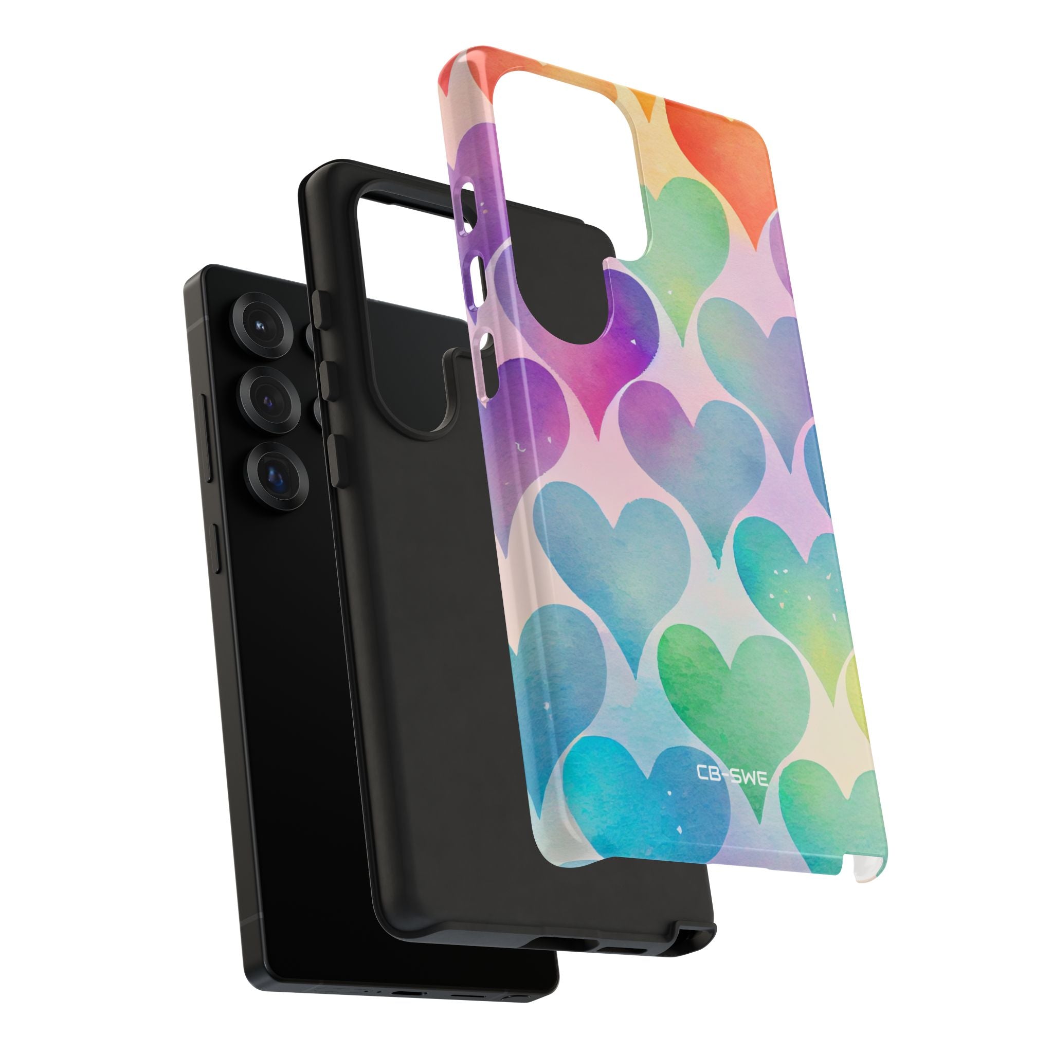 Watercolor Heart Symphony - Samsung Case