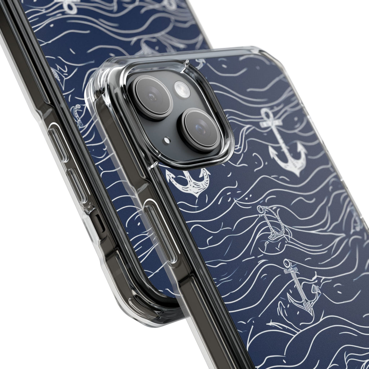 Nautical Serenity – Handyhülle für iPhone (Clear Impact – Magnetisch)