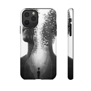 Line Art Love - Protective Phone Case