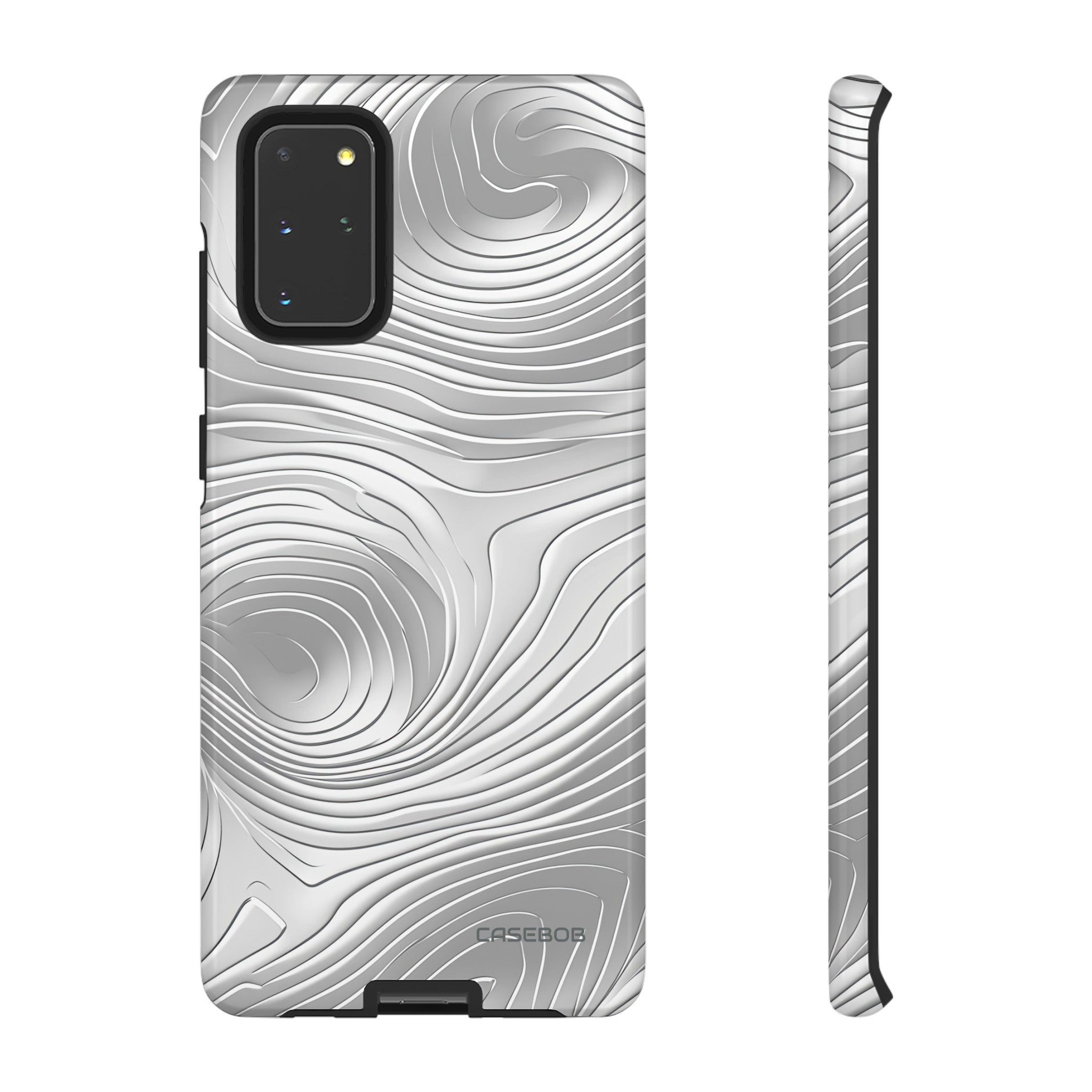 Sleek Grey Minimalism - Protective Phone Case