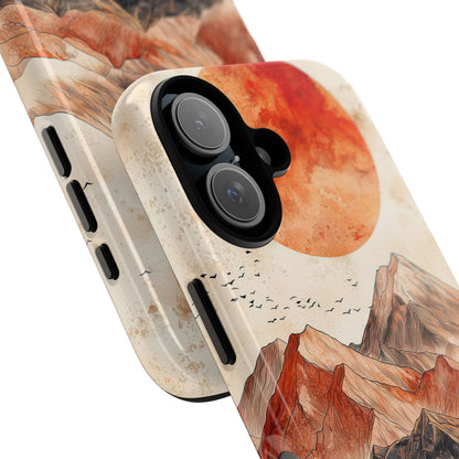 Mountains Greet Sun - iPhone Case