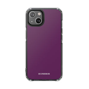 Palatinate Purple | Handyhülle für iPhone (Clear Impact Case - Magnetisch) 