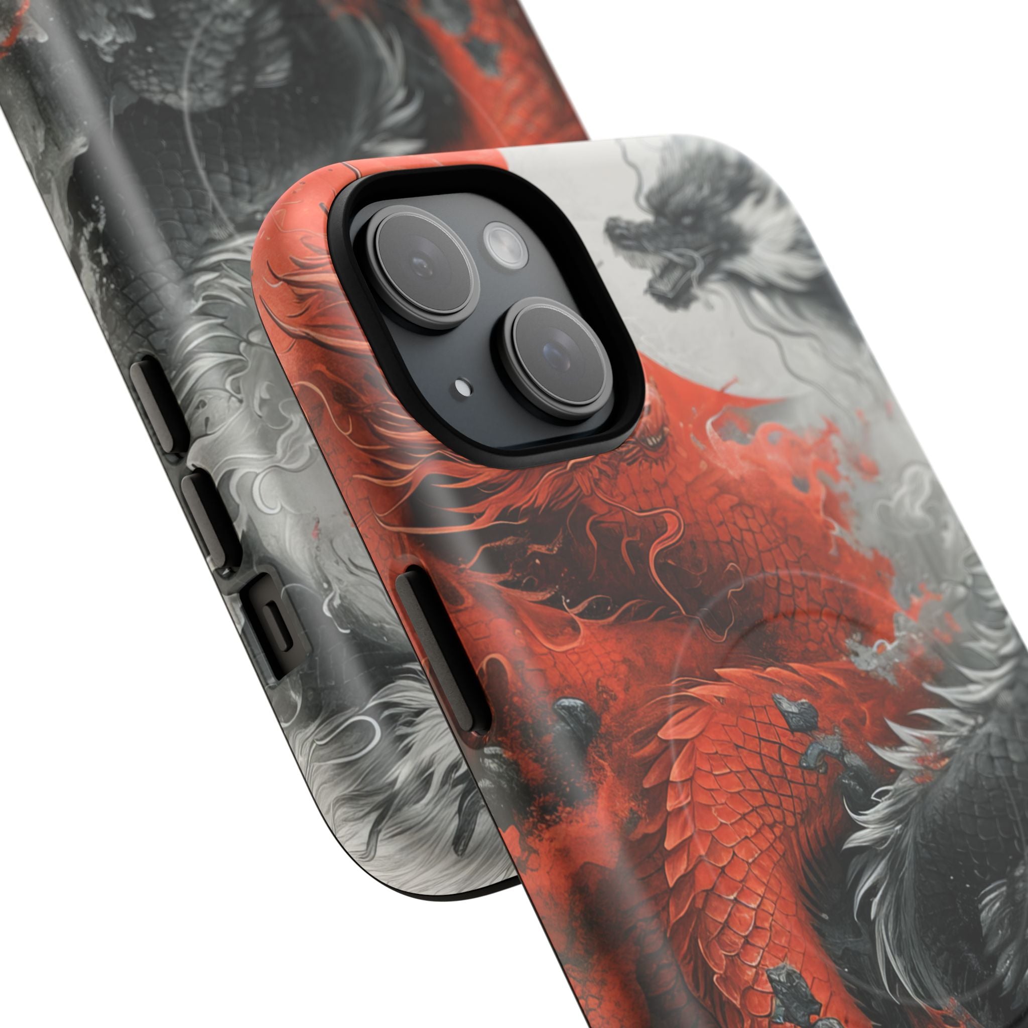 Zen Dragon Harmony iPhone 15 | Tough+ Phone Case