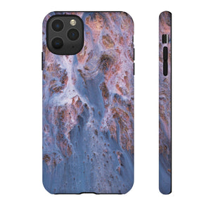 Blue Ice Ink Art iPhone Case (Protective) iPhone 11 Pro Max Matte Phone Case