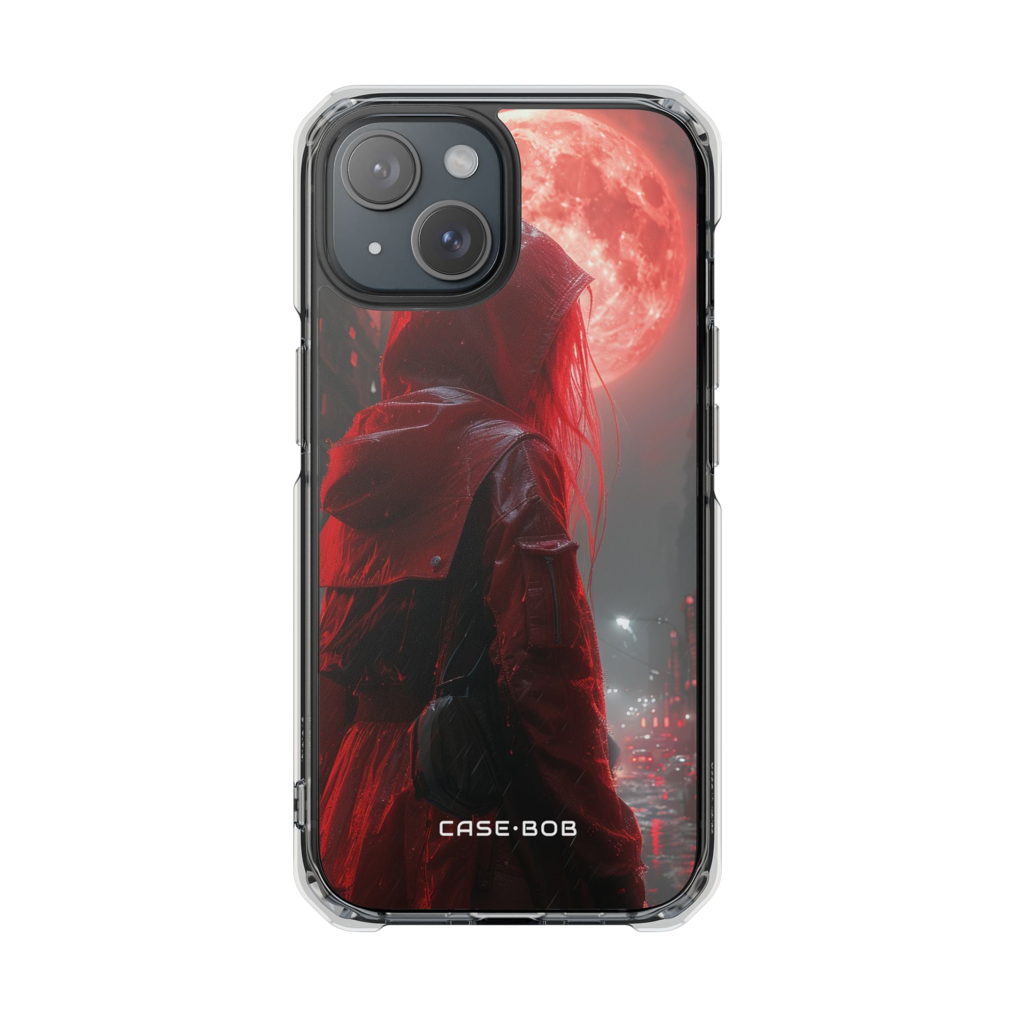 Red Hood Moon iPhone 15 Case - Impact
