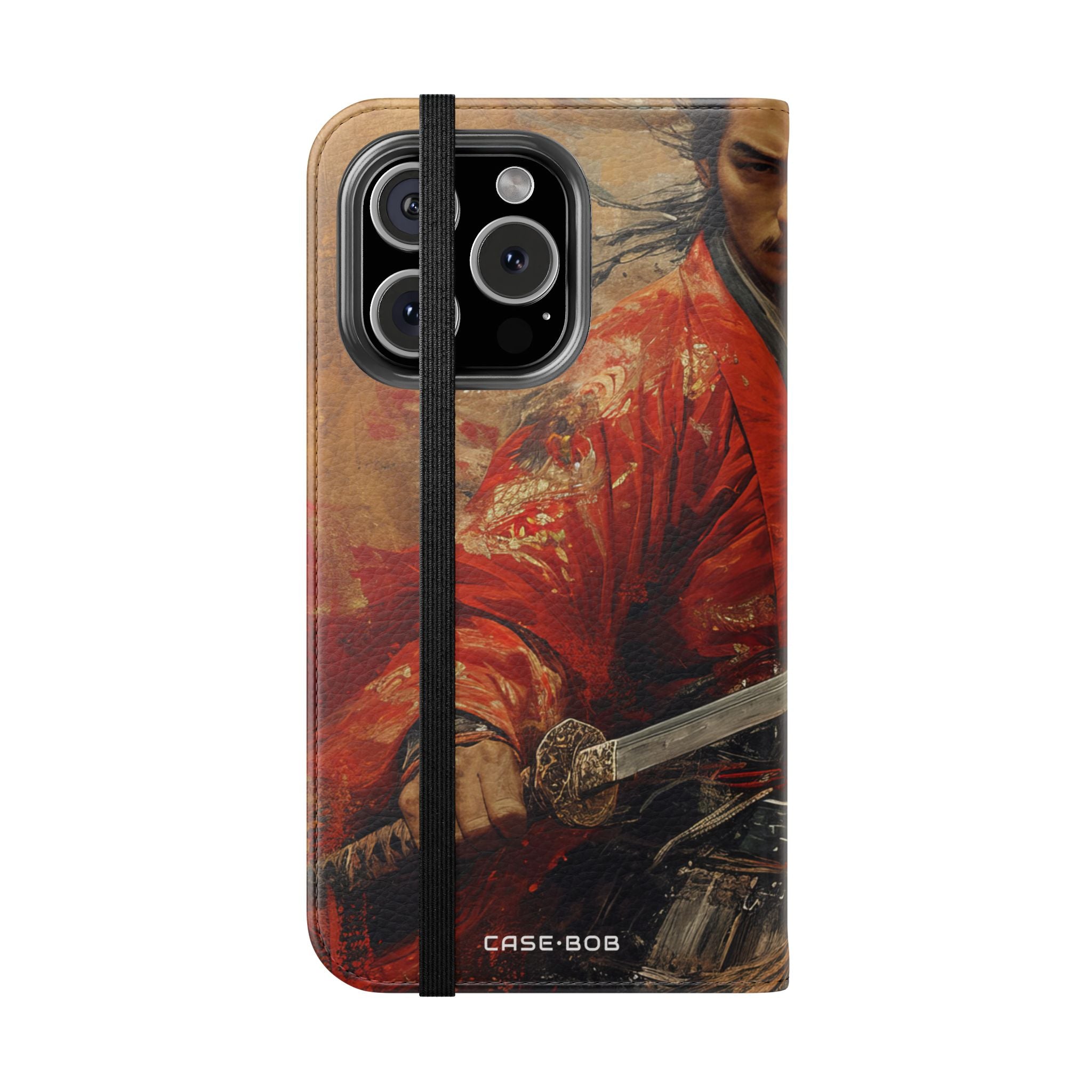 Crimson Samurai - iPhone 16 Pro Case - Portemonnee