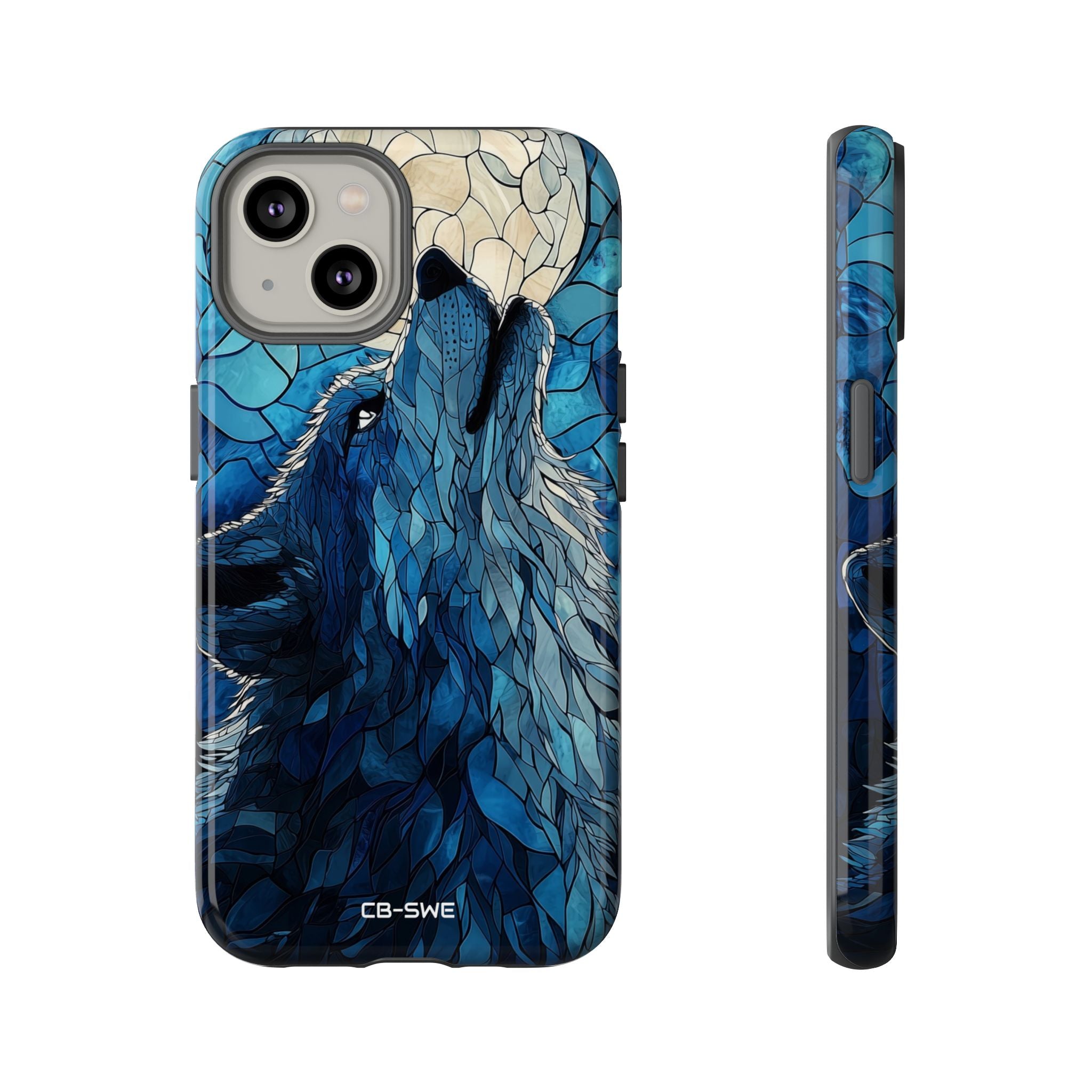 Wolf Howls Moonlight - iPhone Case