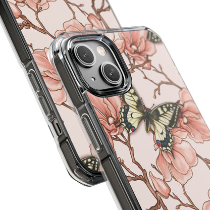 Butterflies and Magnolias Harmony iPhone Case - Impact