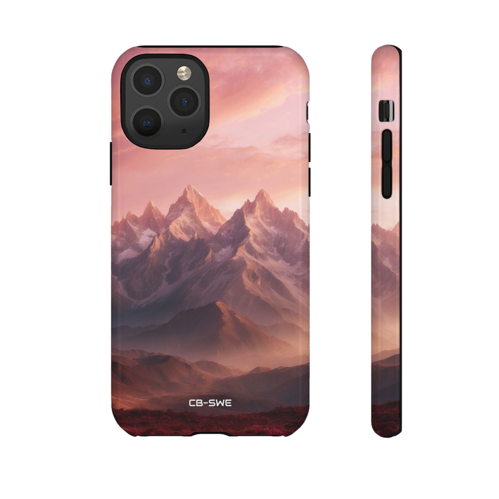 Vibrant Peaks Emerge - iPhone Case