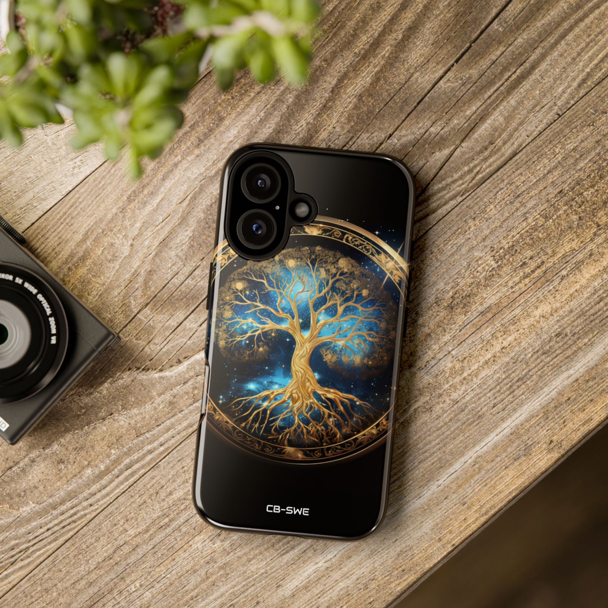 Cosmic Tree Radiance - iPhone Case