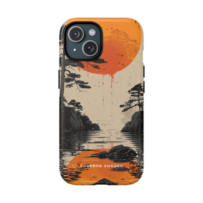 Zen Serenity Sunscape iPhone 15 | Tough+ Phone Case