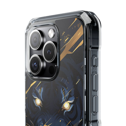 Tiger's Glowing Gaze iPhone Case - Impact