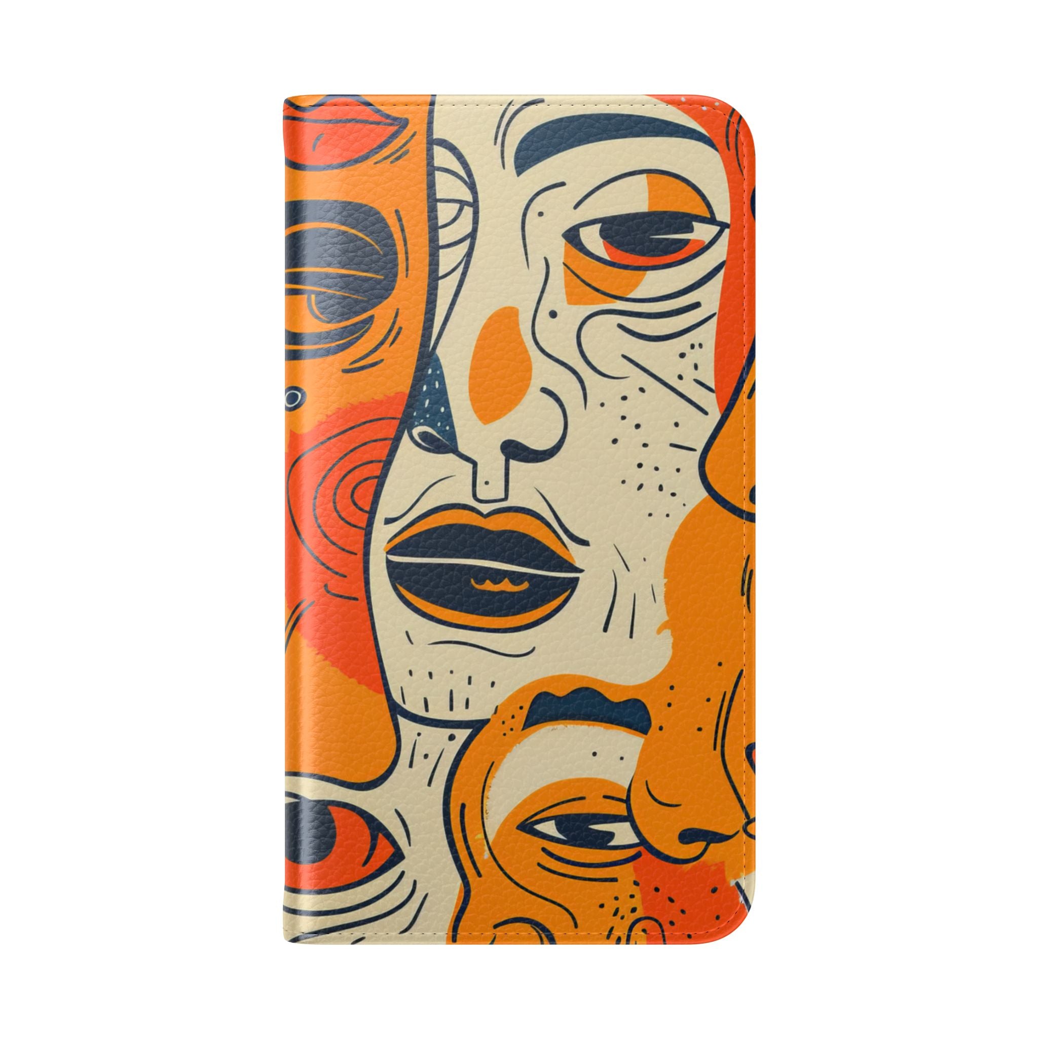 Overlapping Faces - Samsung S23 Case - Wallet