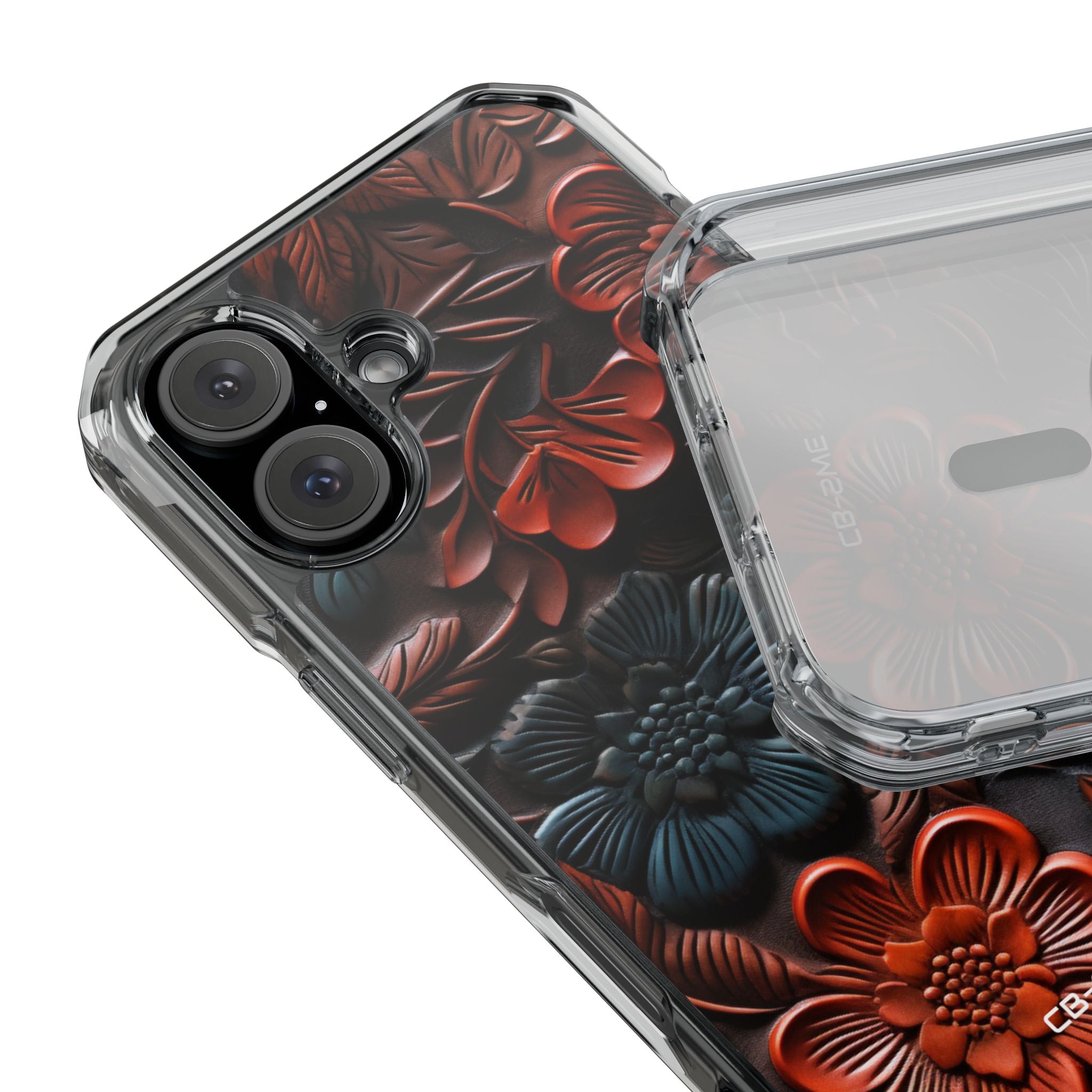 Sculpted Floral Elegance iPhone Case - Impact