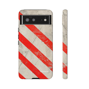 Crimson Line Minimalism - Protective Phone Case