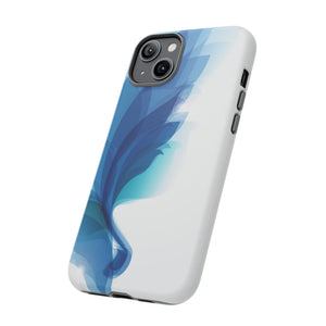 Blue Feathers - Protective Phone Case