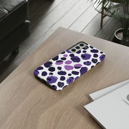 Purple Inkblots  Samsung S22 - Tough Phone Case