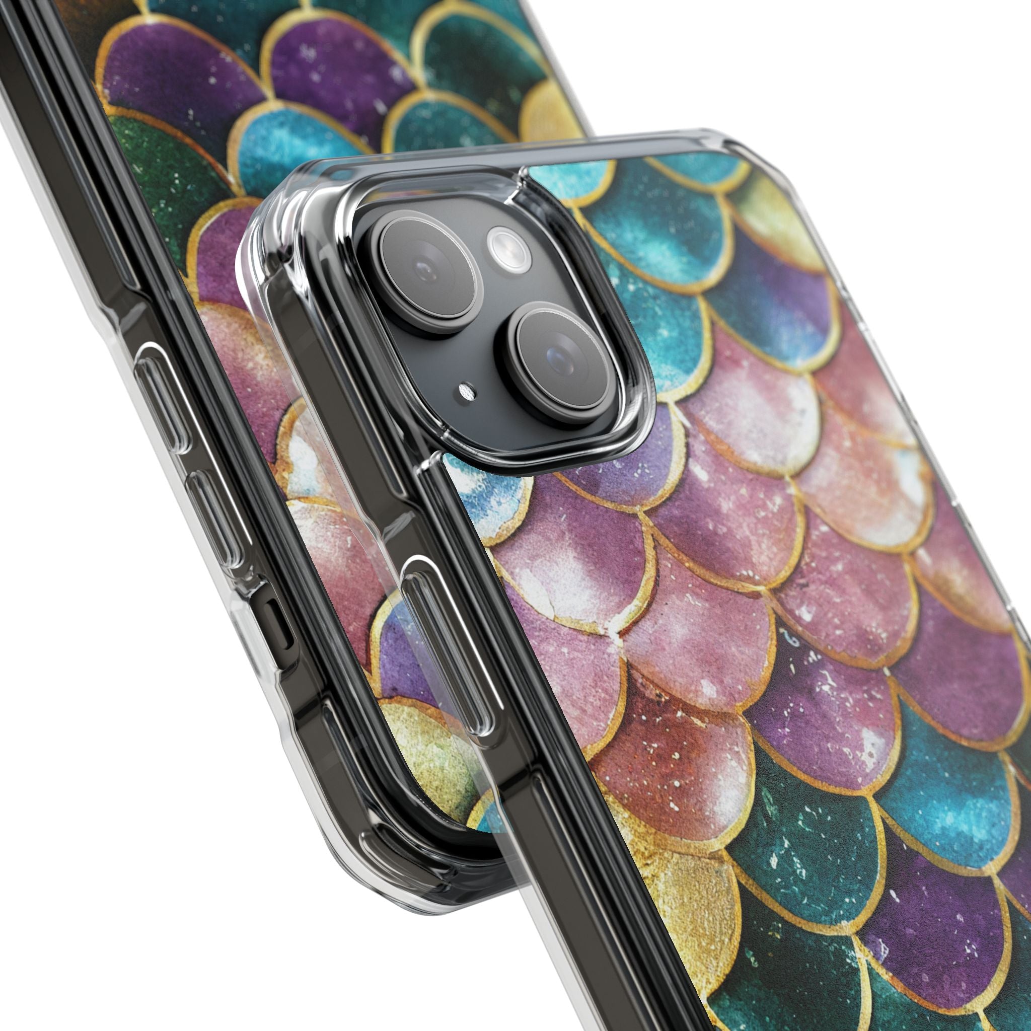 Mermaid Scale Radiance iPhone Case - Impact