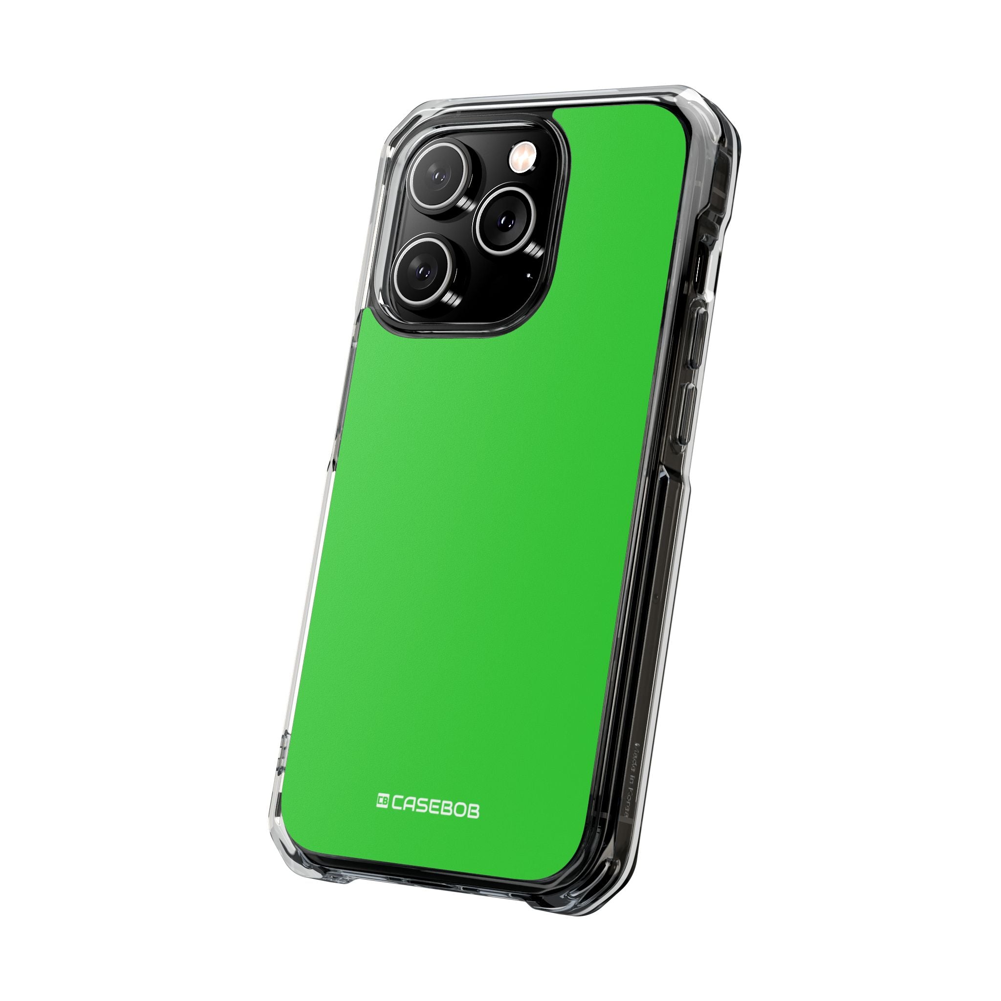 Lime Green - Clear Impact Case for iPhone