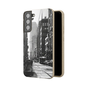 Noir Urban Serenity | Biodegradable Phone Case